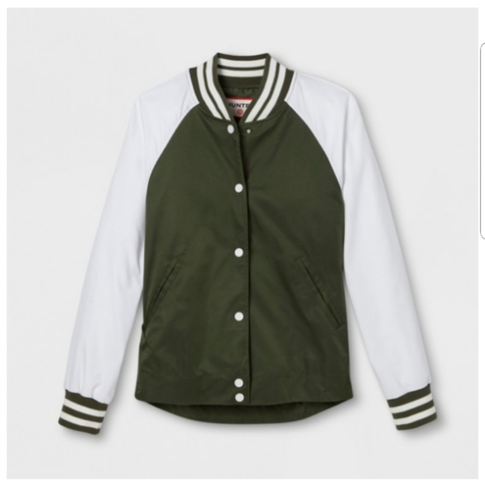 Hunter for target varsity swing jacket olive